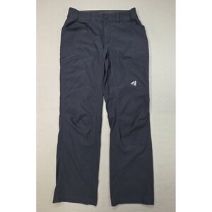 Eddie Bauer First Ascent Pants Size 32x30 Gray Cargo Performance Nylon Stretch